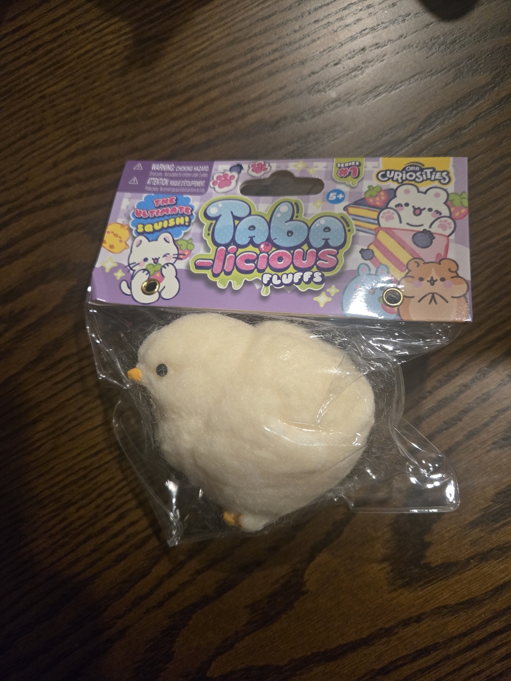 Taba-licious Fluffs Cream Chick Squishy (TikTokViral)